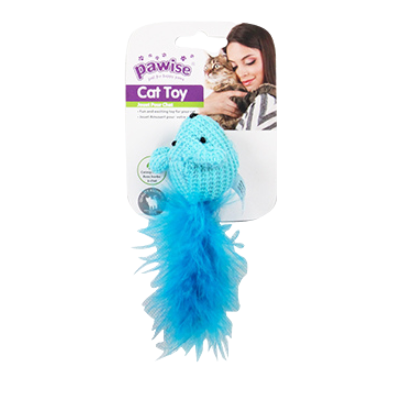 PAWISE Wool Mice Toy Assorted