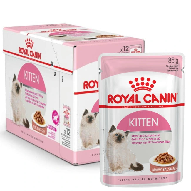 Royal Canin Instinctive Kitten Wet Cat Food, box of 12 x 85g pouches