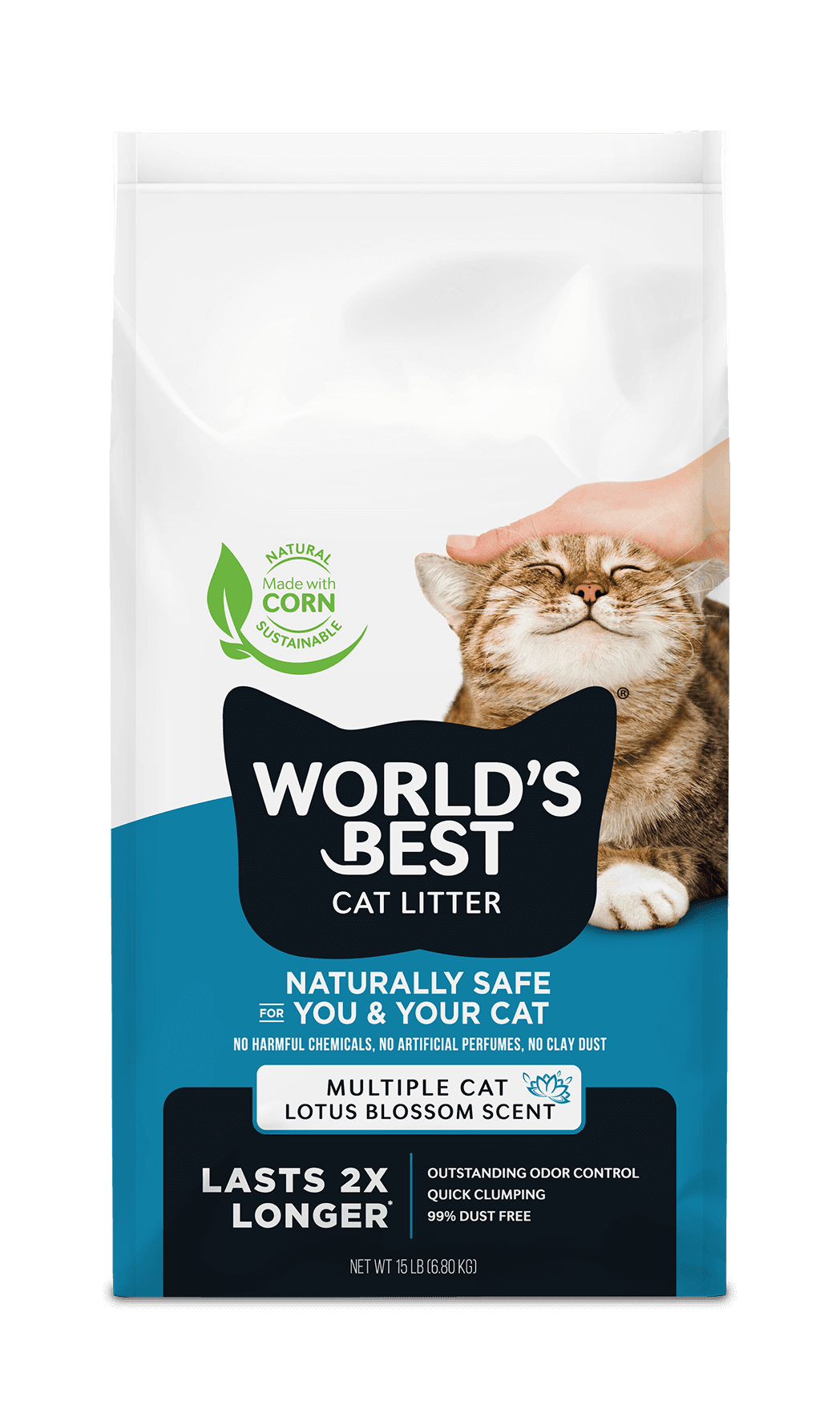 World's Best Cat Litter Lotus Blossom Scented Cat Litter