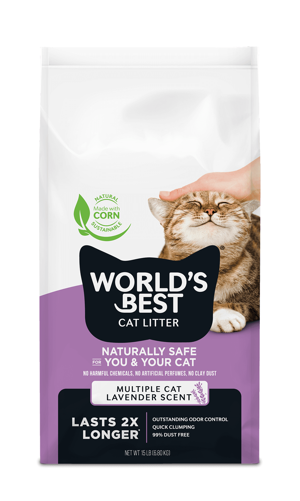 World's Best Cat Litter Lavender Scented Cat Litter