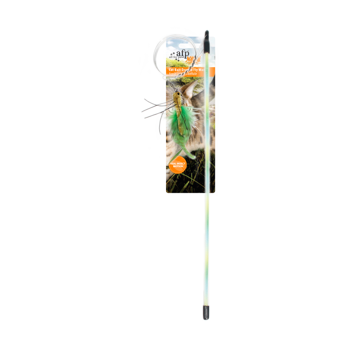 AFP Cat Toy Cat Bait Dragonfly Wand