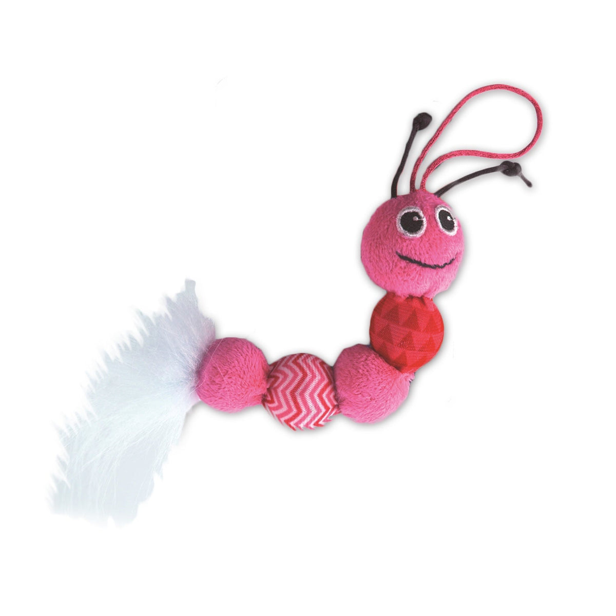 AFP Cat Toy Modern Cat Feather Snake - Pink