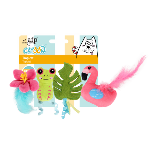 AFP Cat Toy Tropicat 4pk