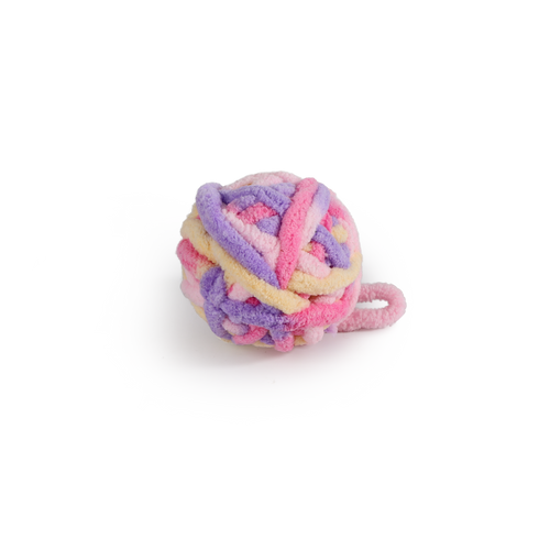 AFP Cat Toy Knotty Habit Yarn Ball Pink