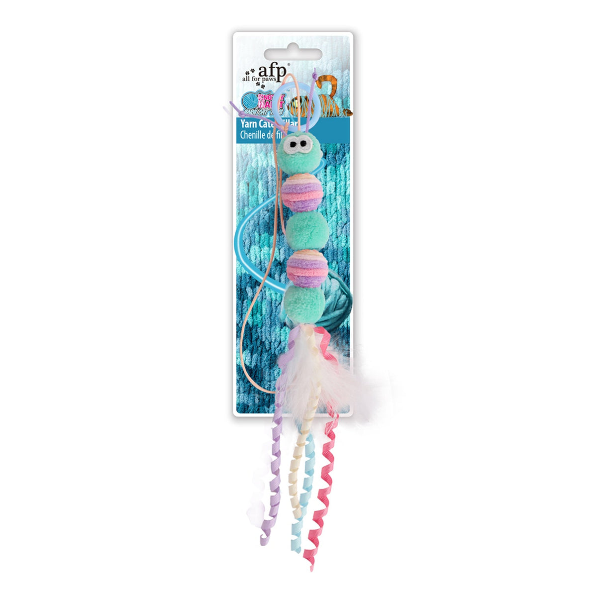 AFP Cat Toy Yarn Caterpillar - Mixed