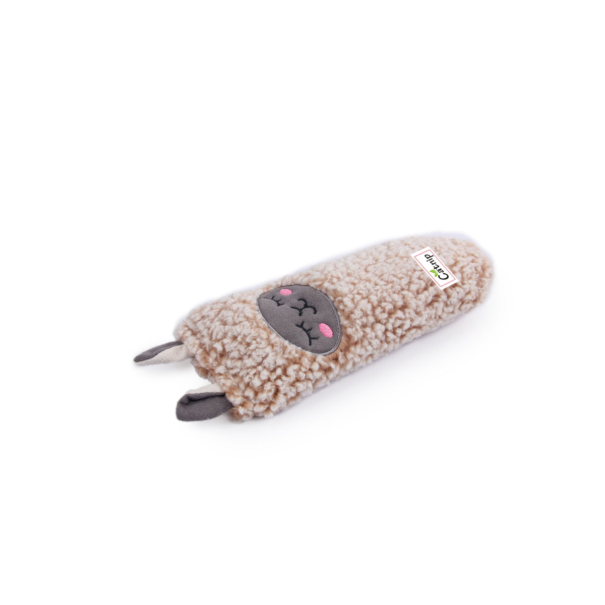 AFP Cat Toy Cat Socks Lama Cuddler Brown