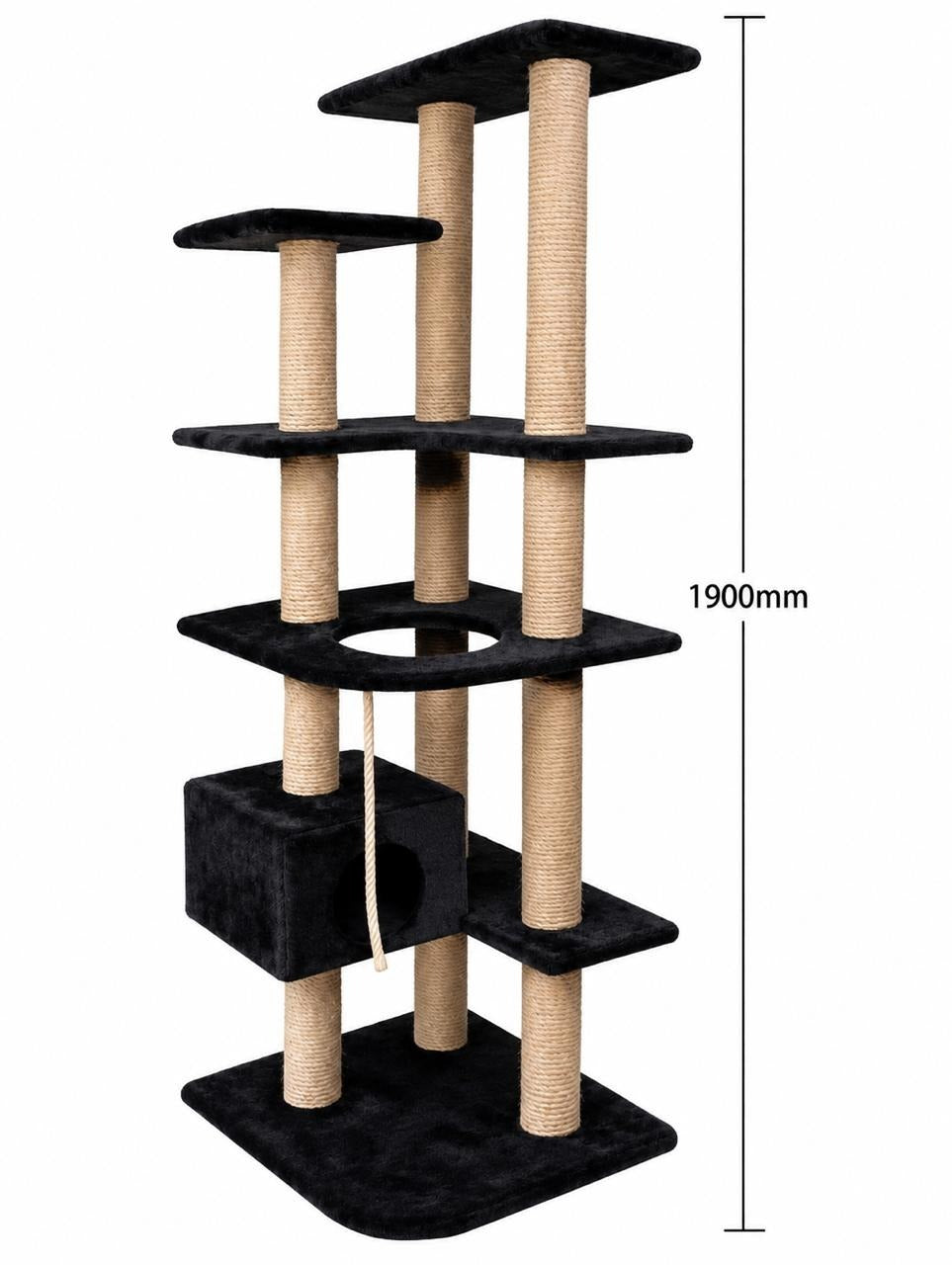 Feline Flair Clawsome Luxury XL 4 Level Catnip Cat Scratcher