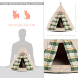 Best Friends by Sheri Wheat Meow Hut Happy Camper Cat Bed