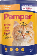 Pamper Senior Wet Food Pouch Chicken 85g