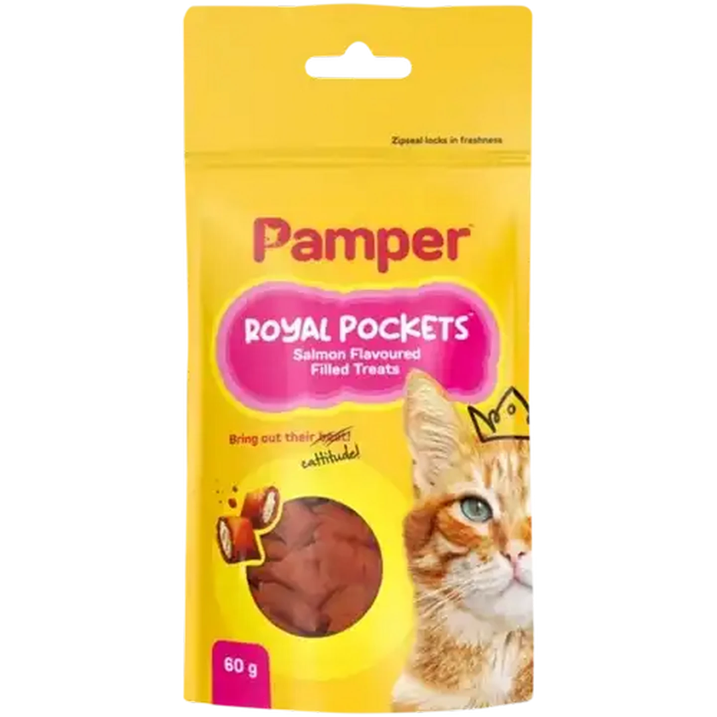 Pamper Royal Pocket Treats Salmon 60g
