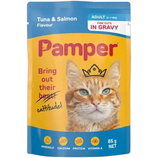 Pamper Kitten Wet Food Pouch Tuna in Jelly 85g