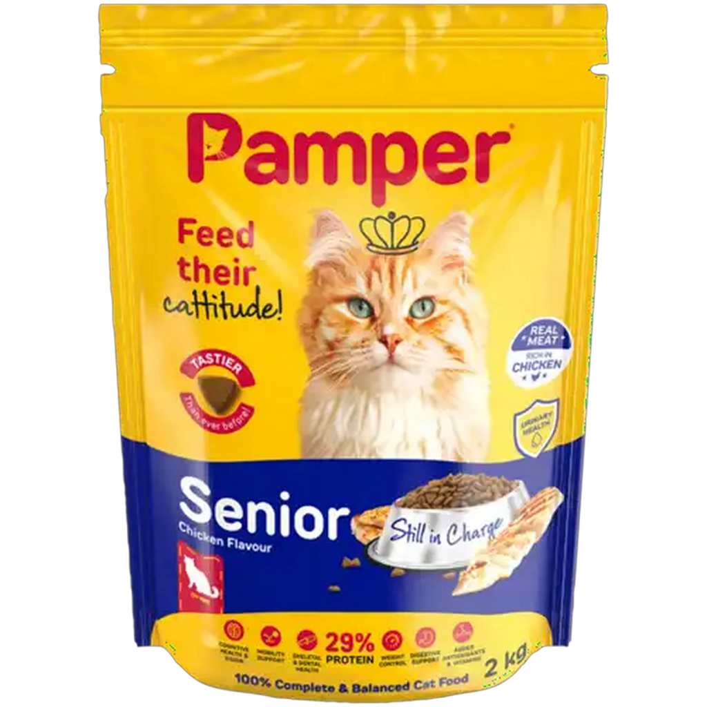 Pamper Senior Dry Food 2kg
