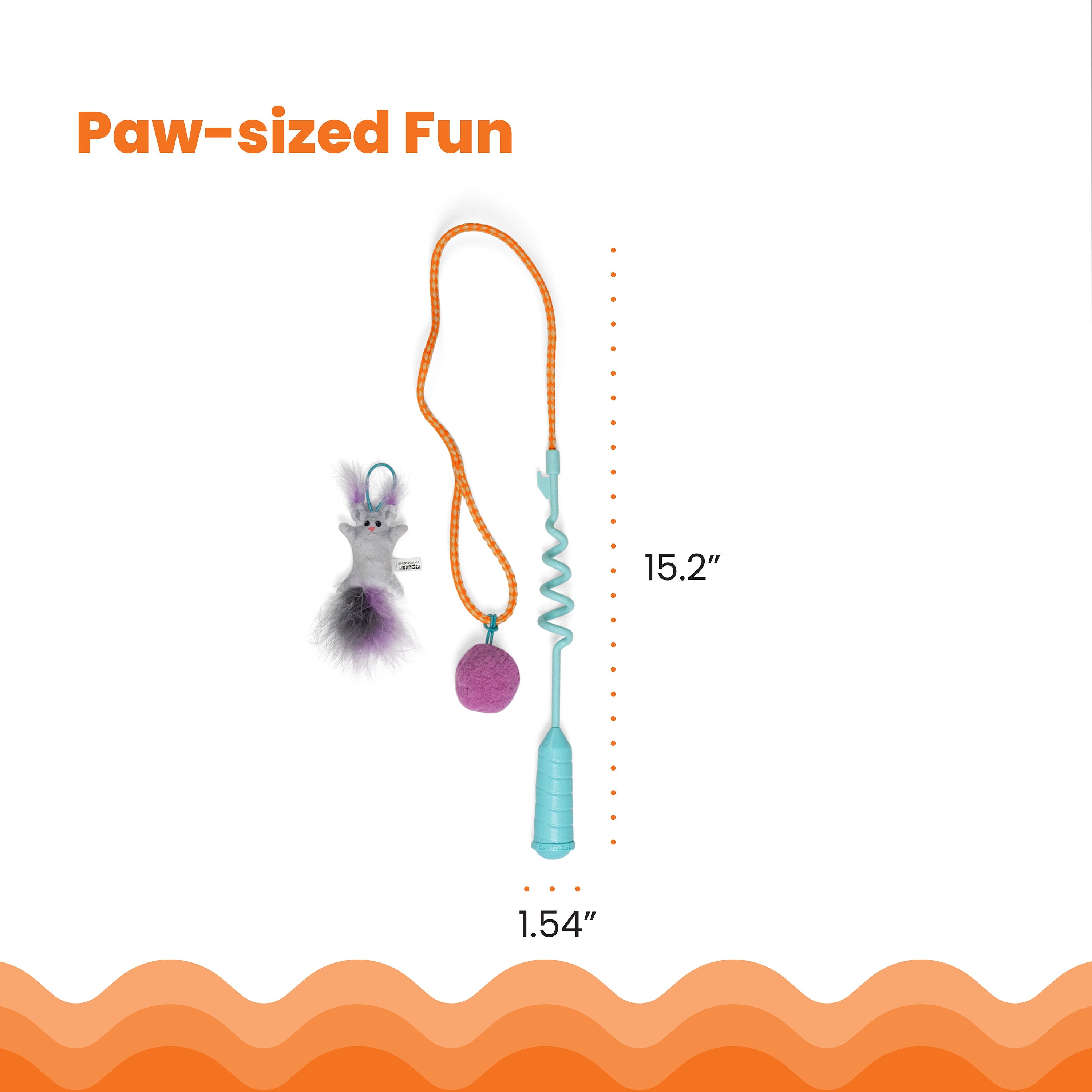 Catstages Cat-Apult Spring Wand