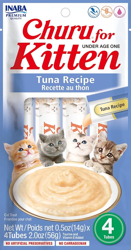INABA Churu Puree Kitten 4x14g