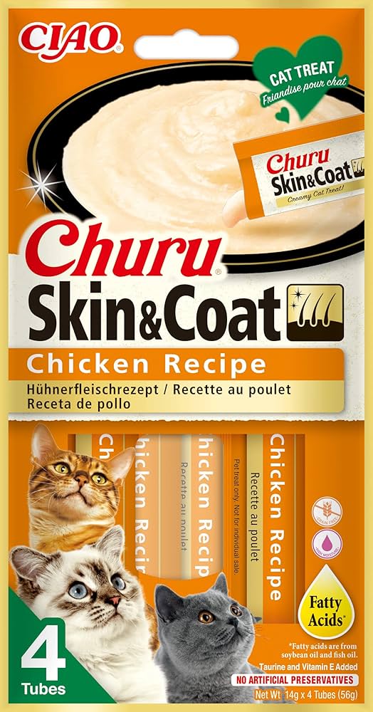 INABA Churu Puree Cat Treats 4x14g