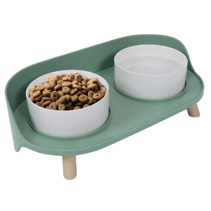 M-Pets Altitude Double Raised Pet Bowl