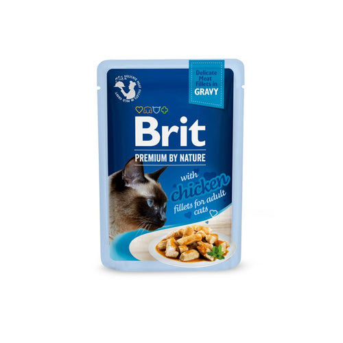 Brit Premium Cat Fillets in Gravy - Chicken