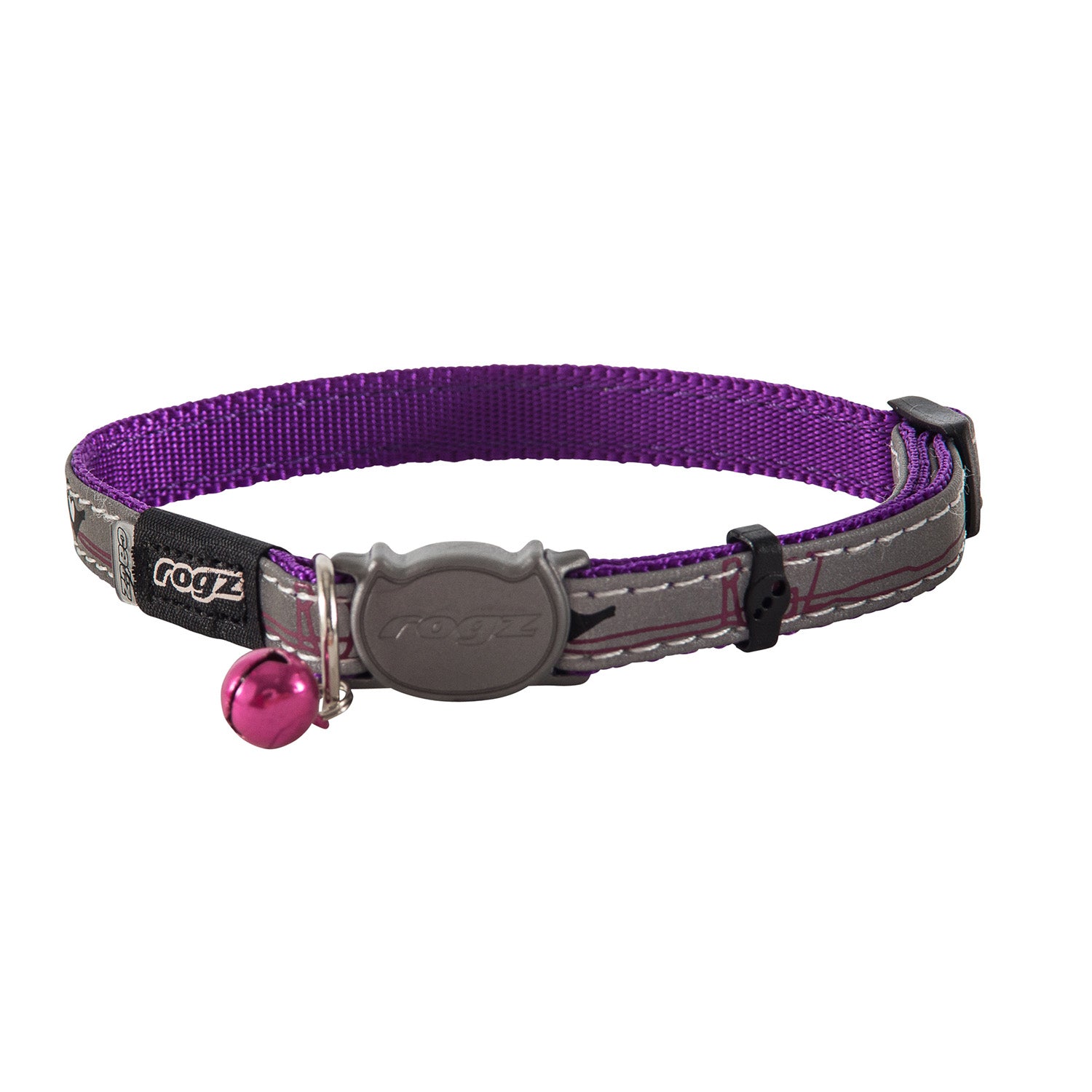 ROGZ NightCat Reflective Safeloc Breakaway Collar