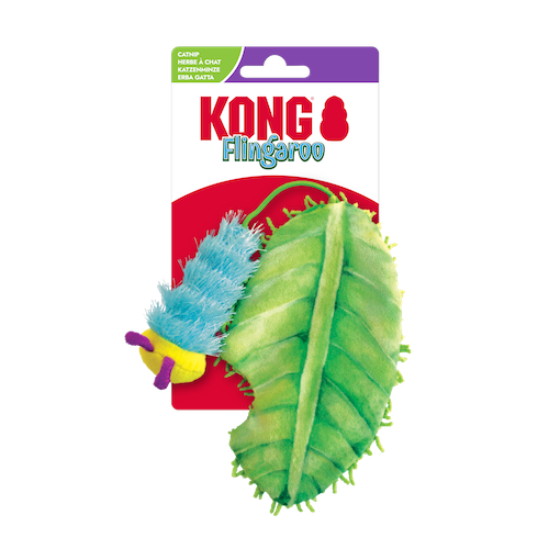 KONG Cat Toy Flingaroo Caterpillar