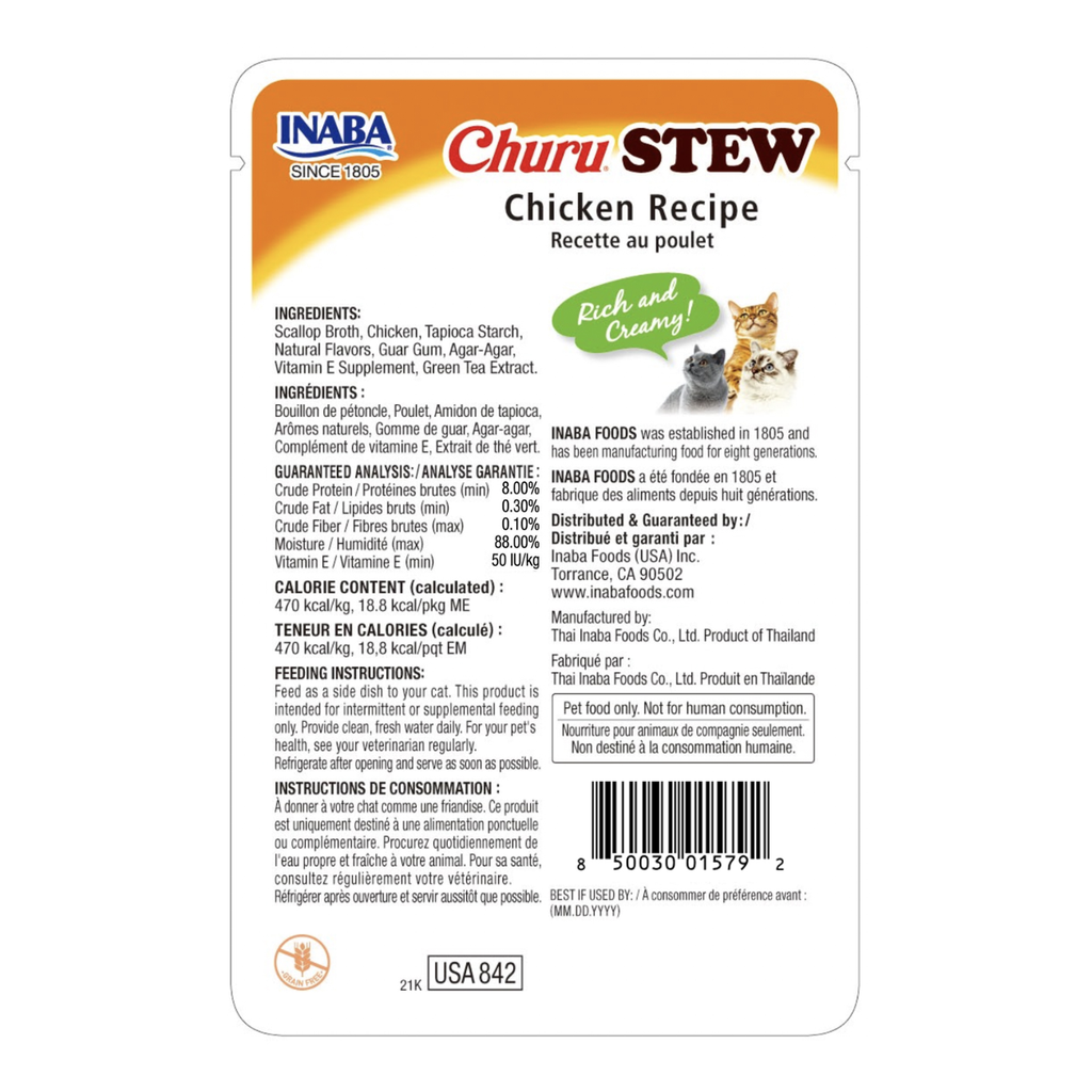 INABA Churu Stew Pouches 40g