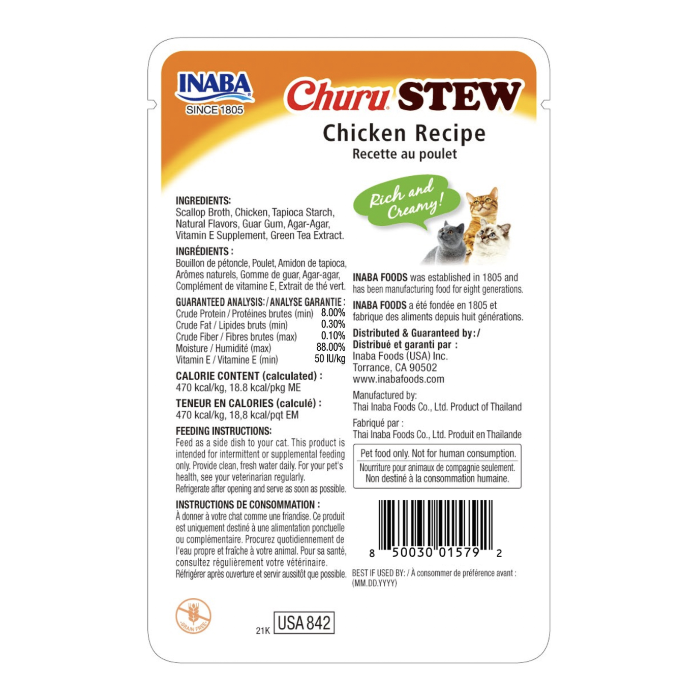 INABA Churu Stew Pouches 40g