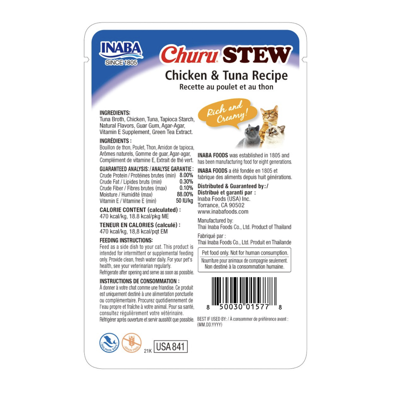 INABA Churu Stew Pouches 40g