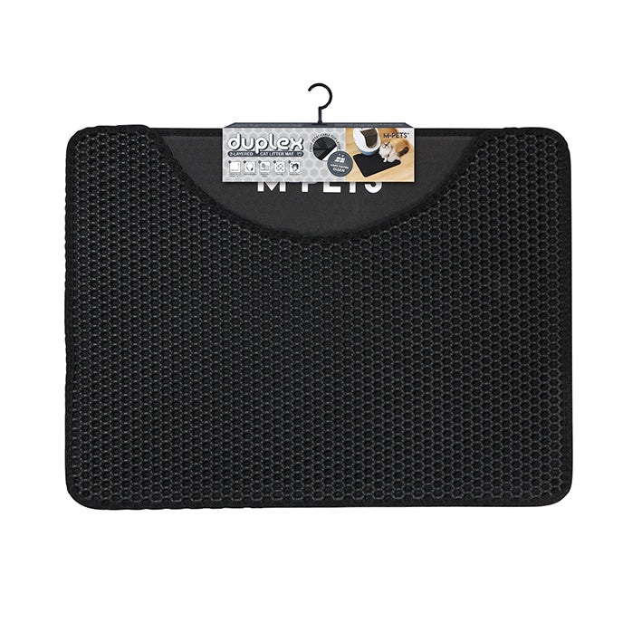 M-Pets Duplex Litter Mat Black
