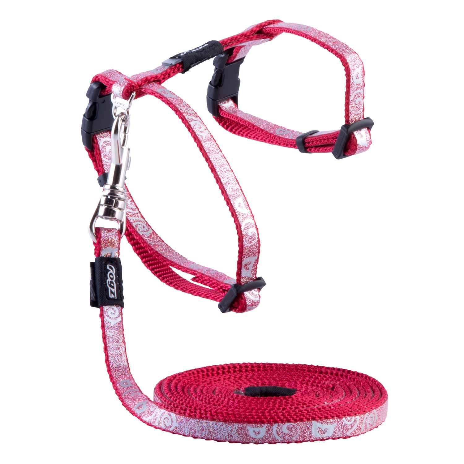 ROGZ SparkleCat Harness & Lead Combination