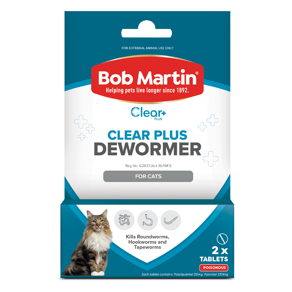 Bob Martin Clear+ Dewormer for Cats