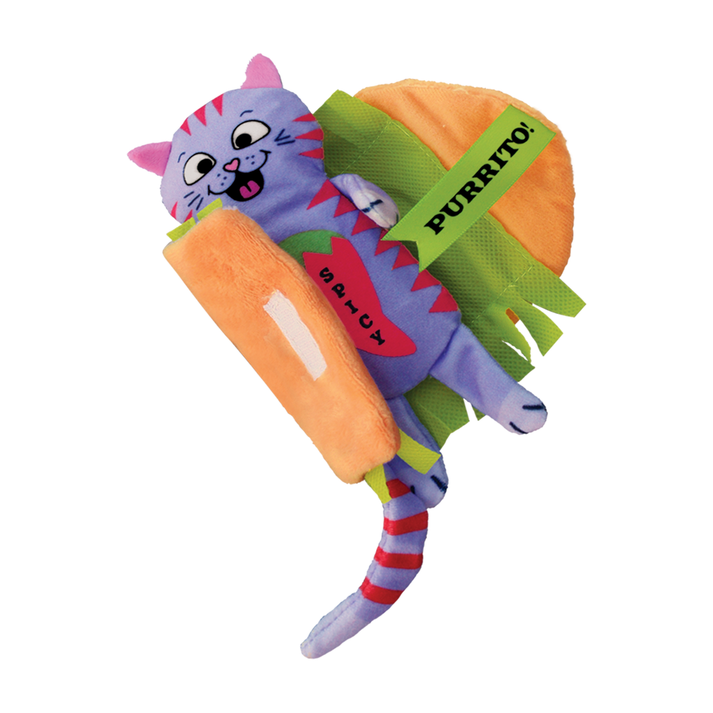 KONG Pull-a-Partz Purrito - off pack 1