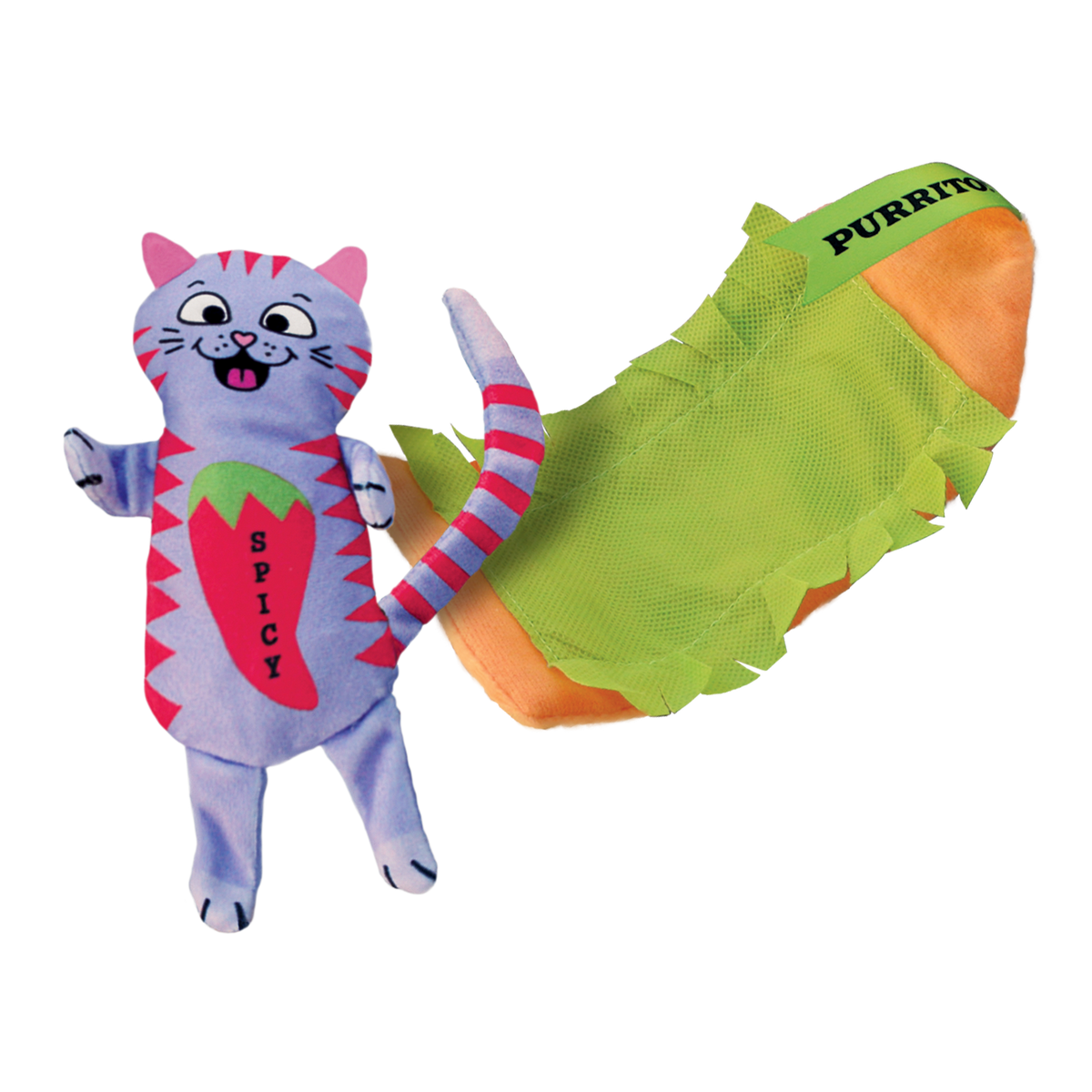 KONG Pull-a-Partz Purrito - off pack 2