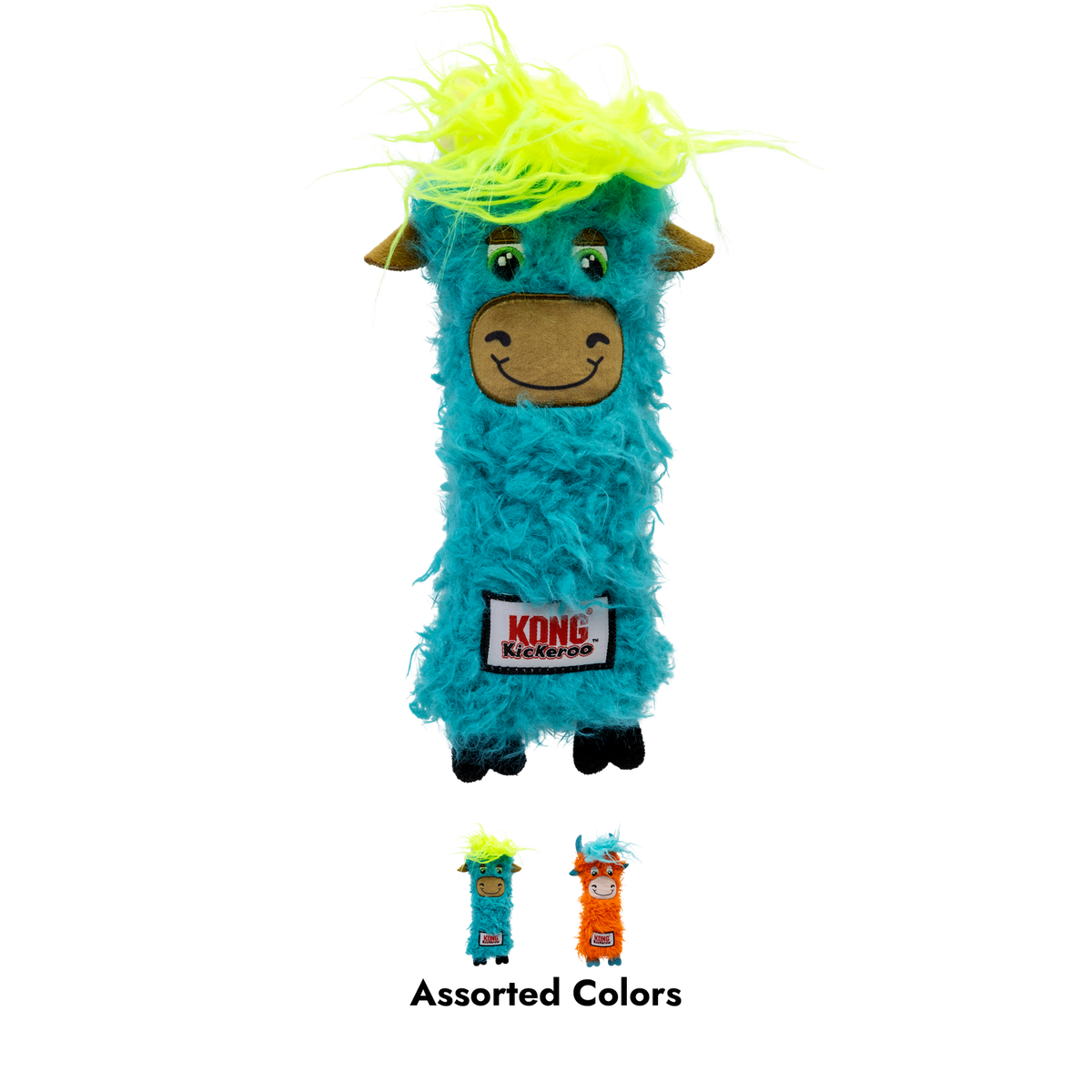 KONG Kickaroo Highland Cow - assorted colours
