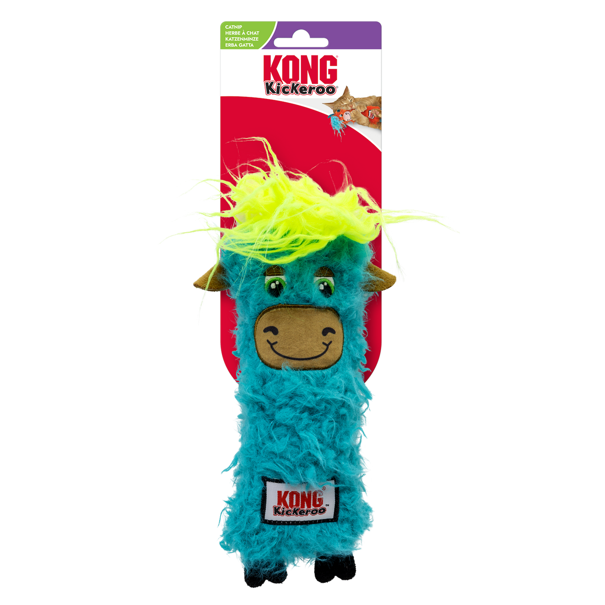 KONG Kickaroo Highland Cow - on pack