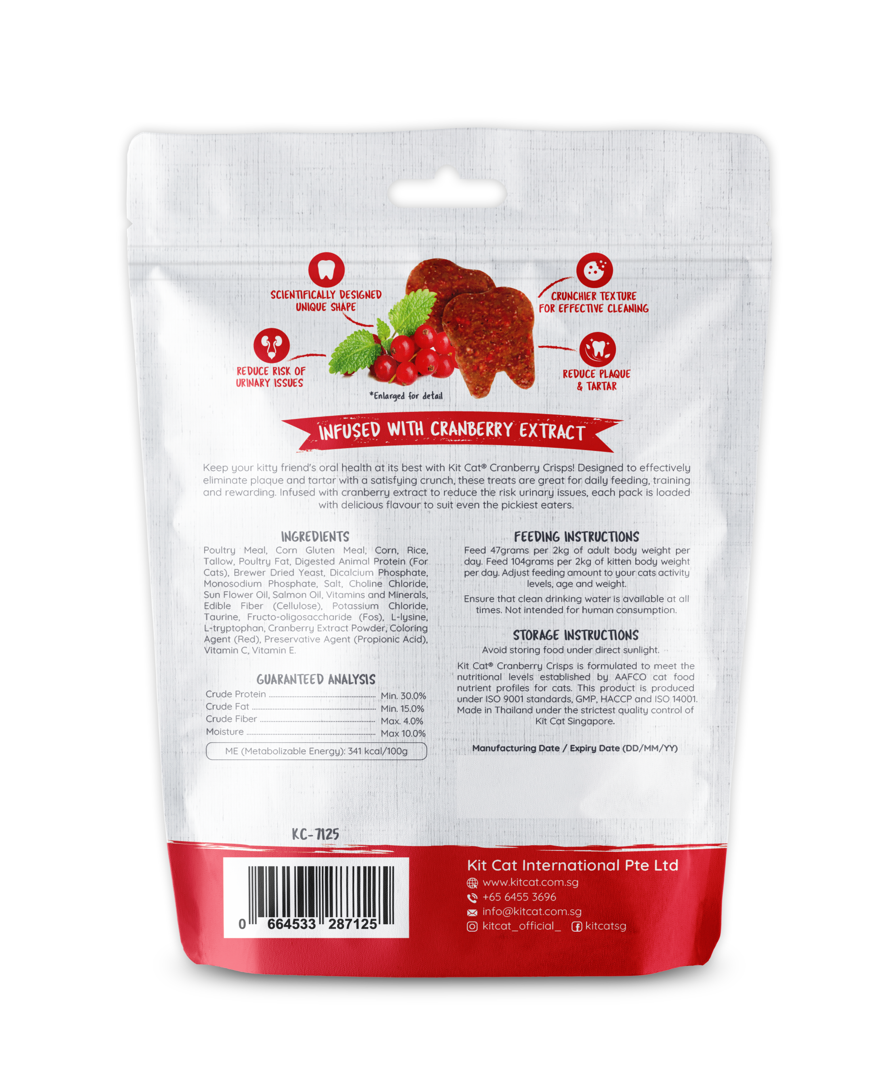 Kit Cat Cranberry Crisps (60g)