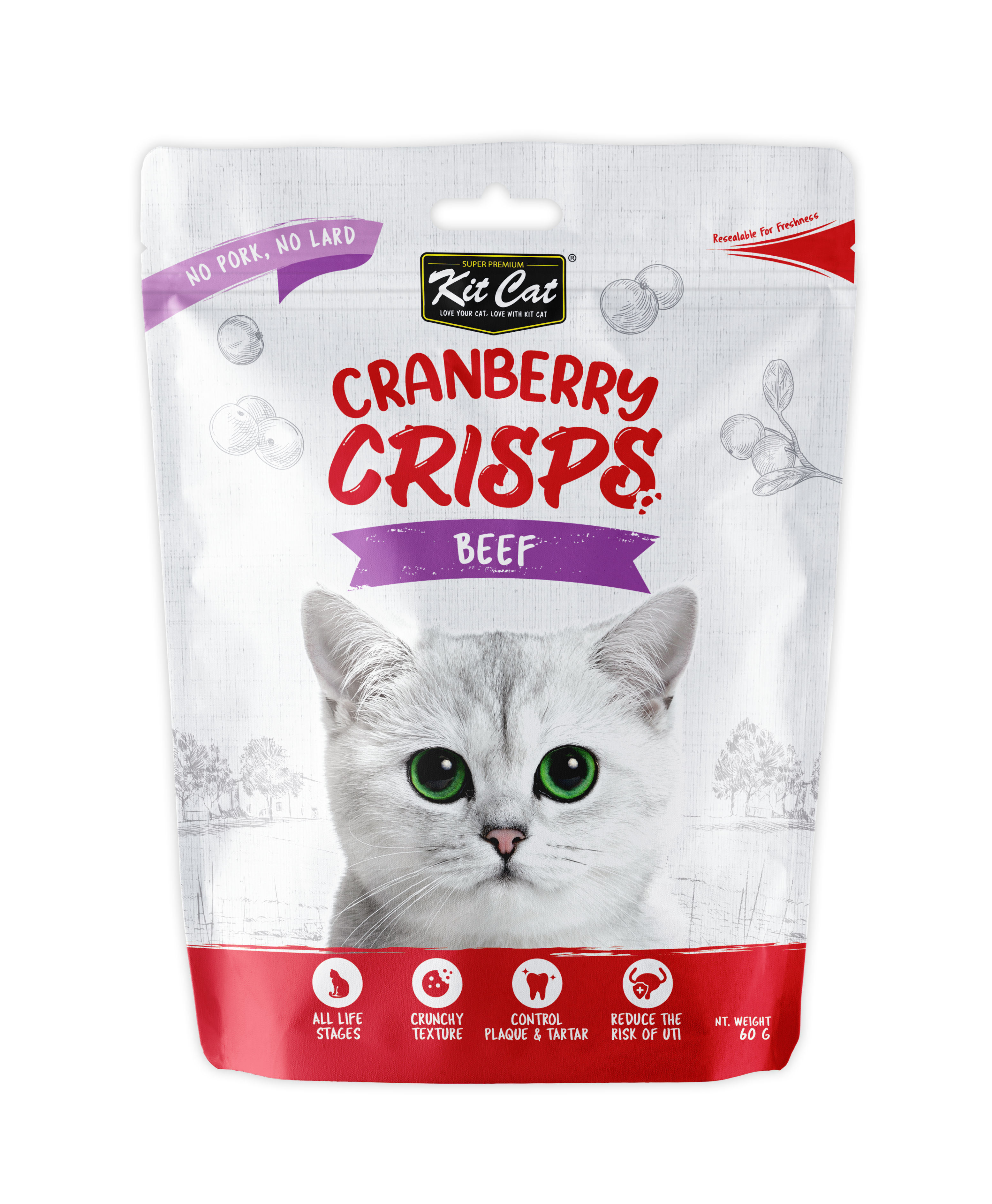 Kit Cat Cranberry Crisps (60g)