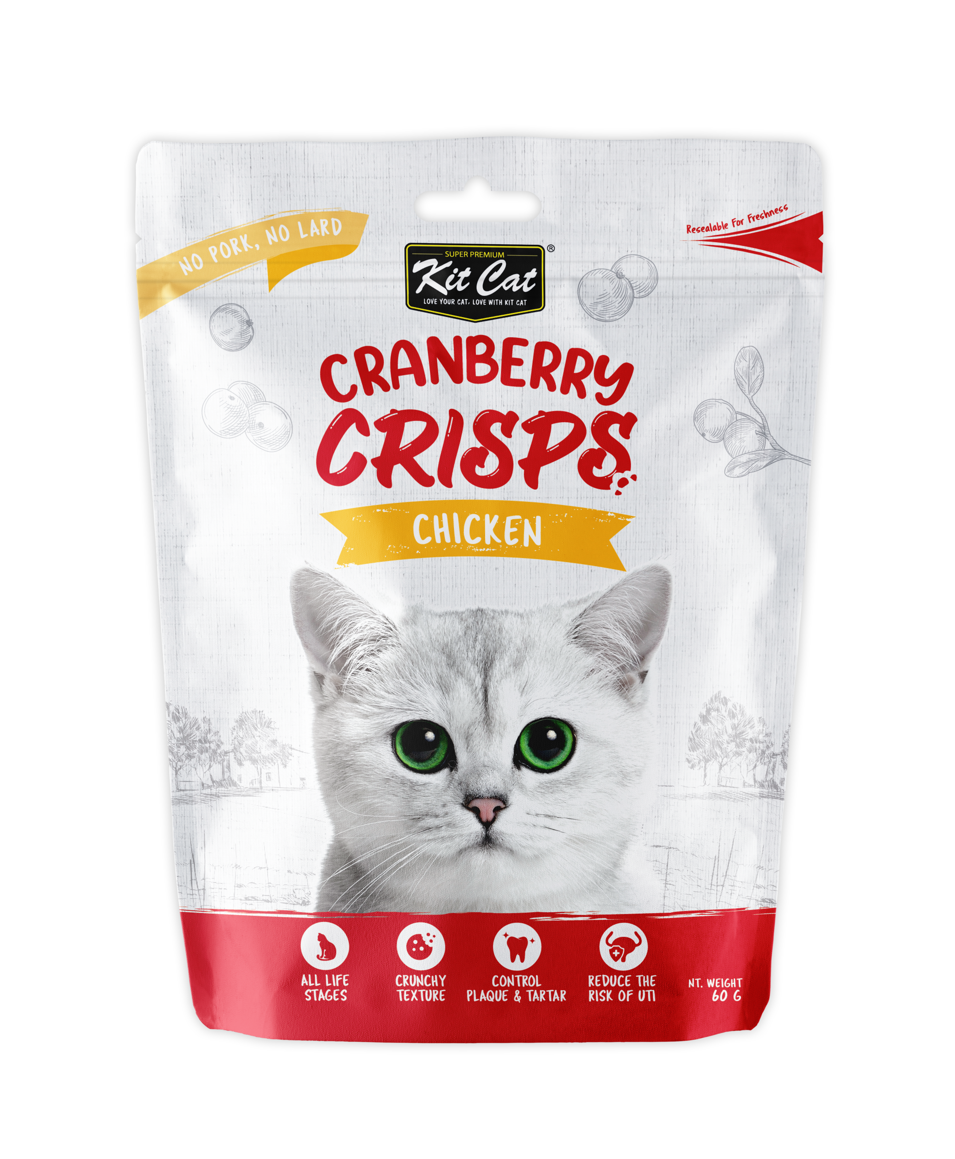 Kit Cat Cranberry Crisps (60g)