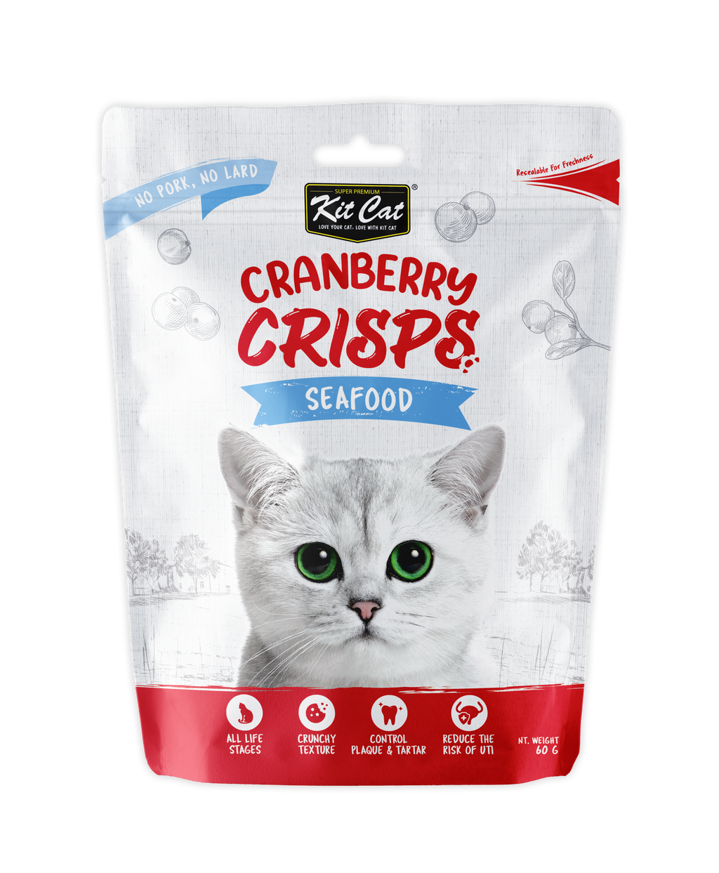 Kit Cat Cranberry Crisps (60g)