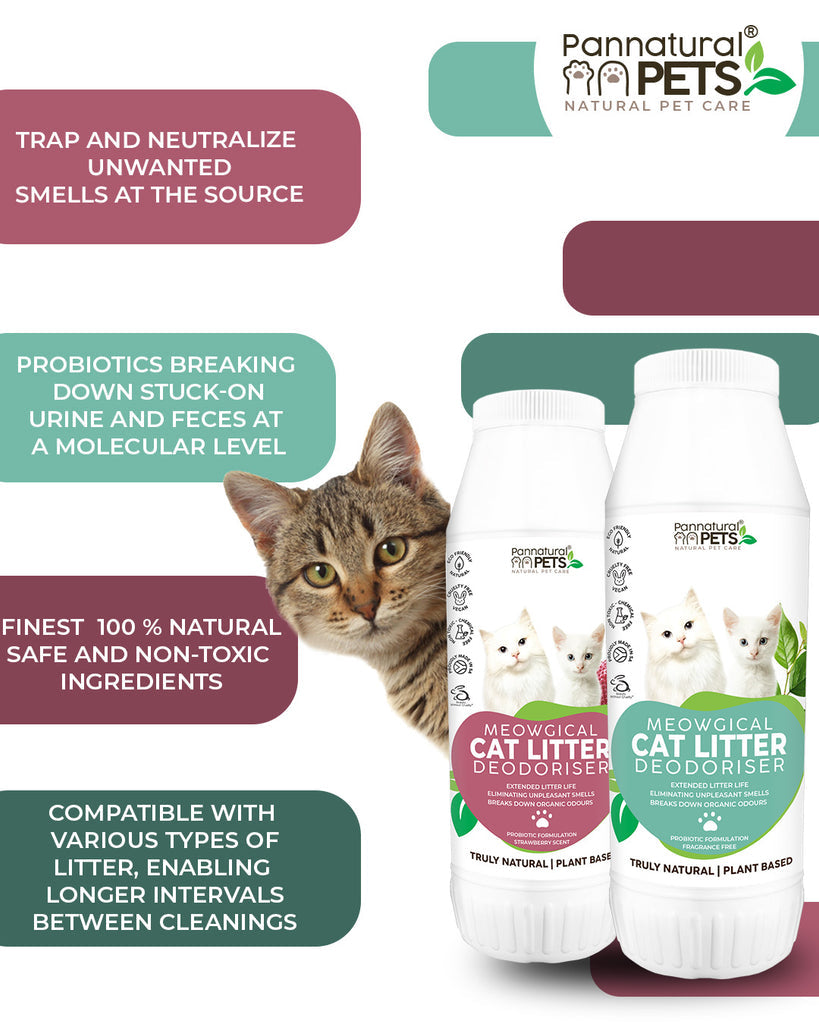 Pannatural Cat Litter Deodoriser Fragrance Free 700ml