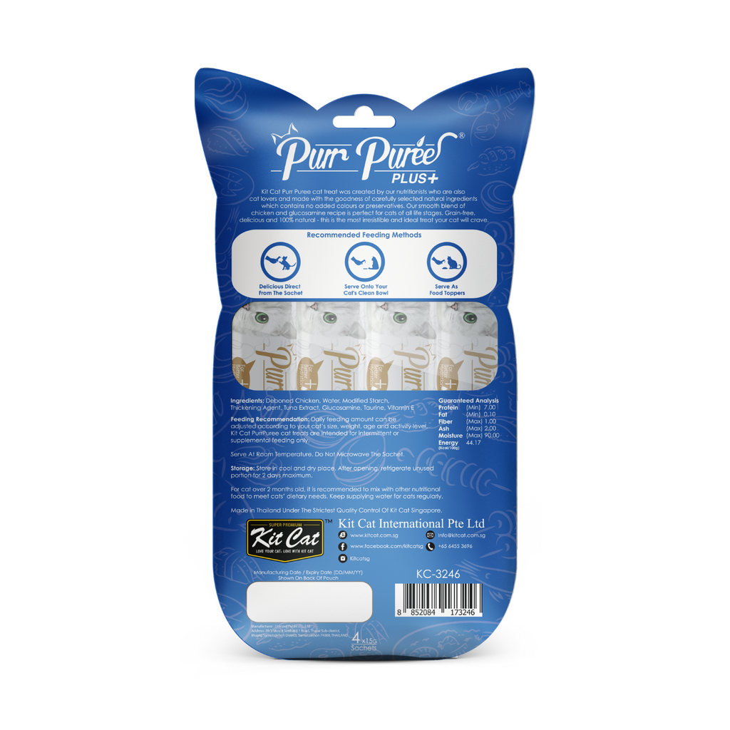 Kit Cat Purr Puree Plus+ (4 x 15g)