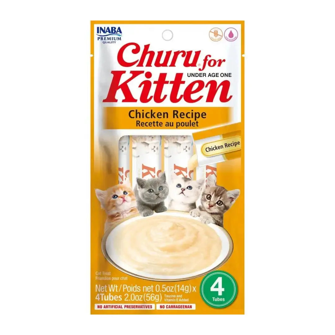INABA Churu Puree Kitten 4x14g