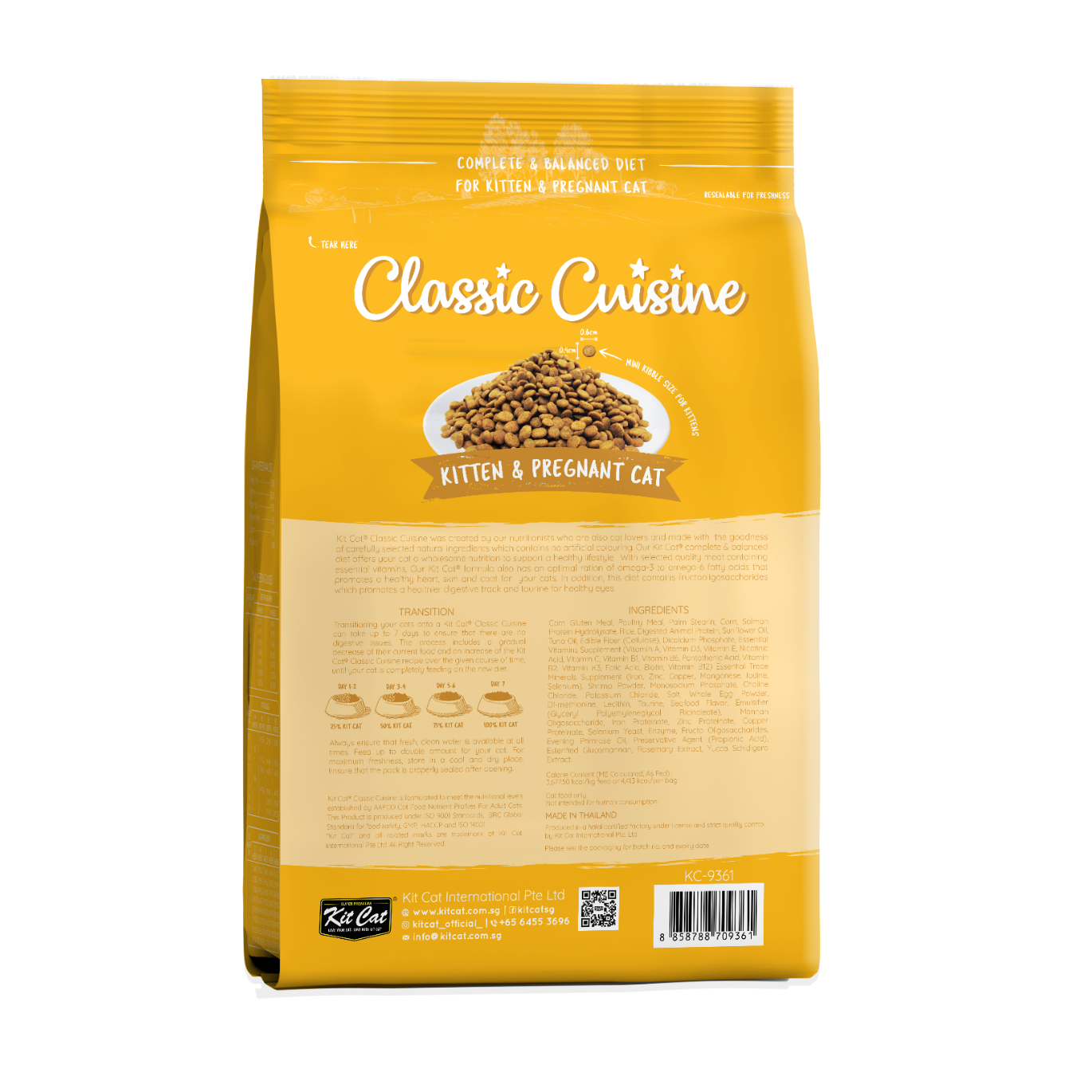 Kit Cat Classic Cuisine - Kitten & Pregnant Cat (Healthy Growth)