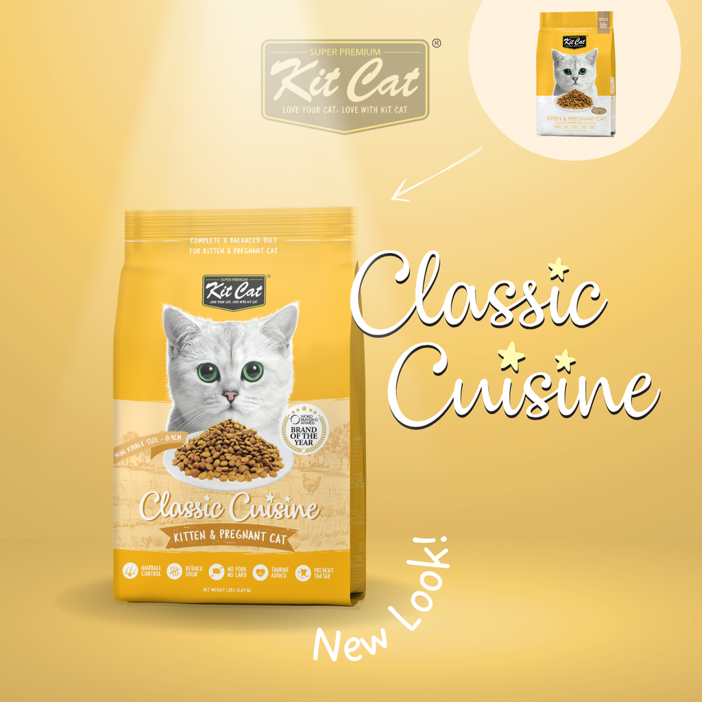Kit Cat Classic Cuisine - Kitten & Pregnant Cat (Healthy Growth)