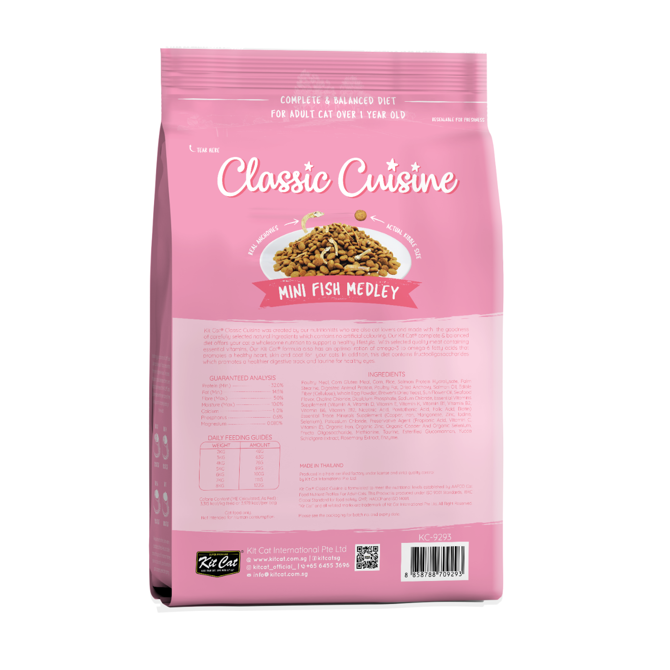 Kit Cat Classic Cuisine - Mini Fish Medley (Optimal Bone Growth)