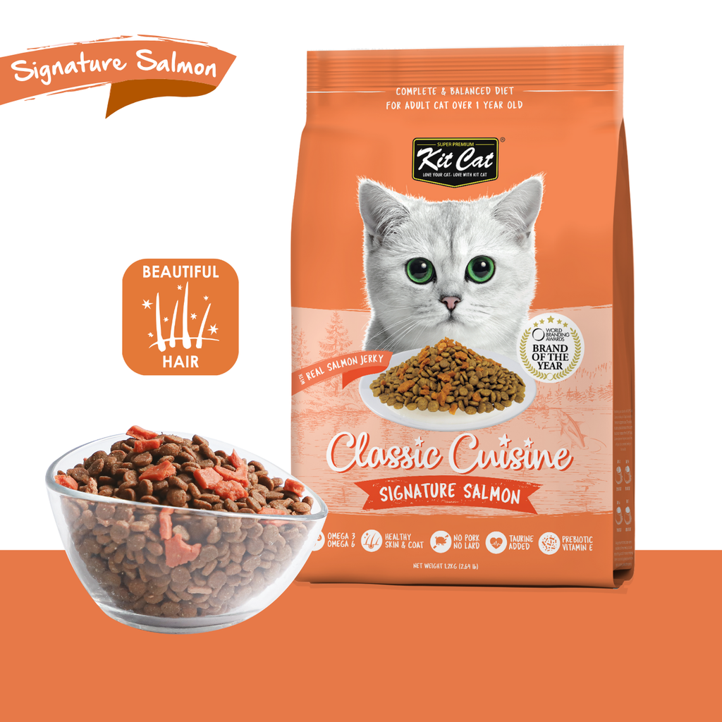 Kit-Cat-Classic Cuisine - Signature Salmon (Skin & Coat)