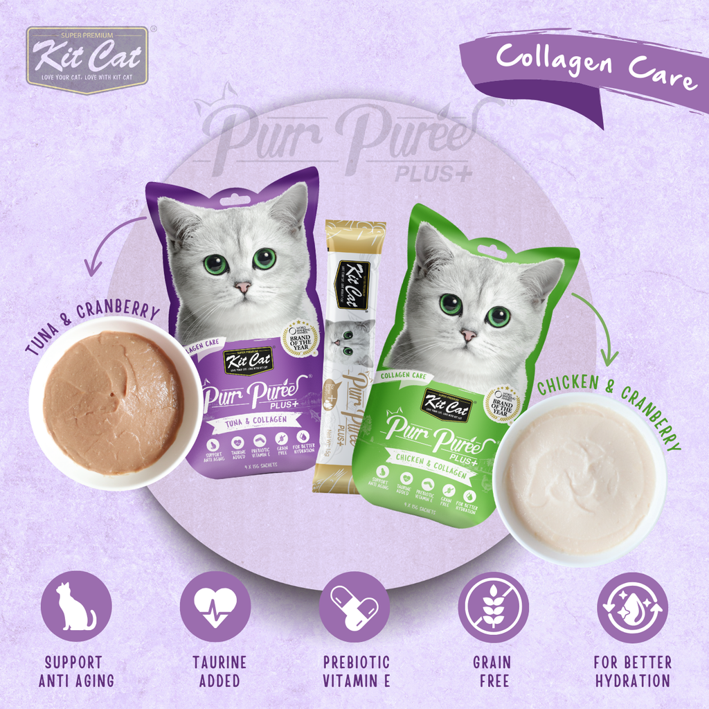 Kit Cat Purr Puree Plus+ (4 x 15g)