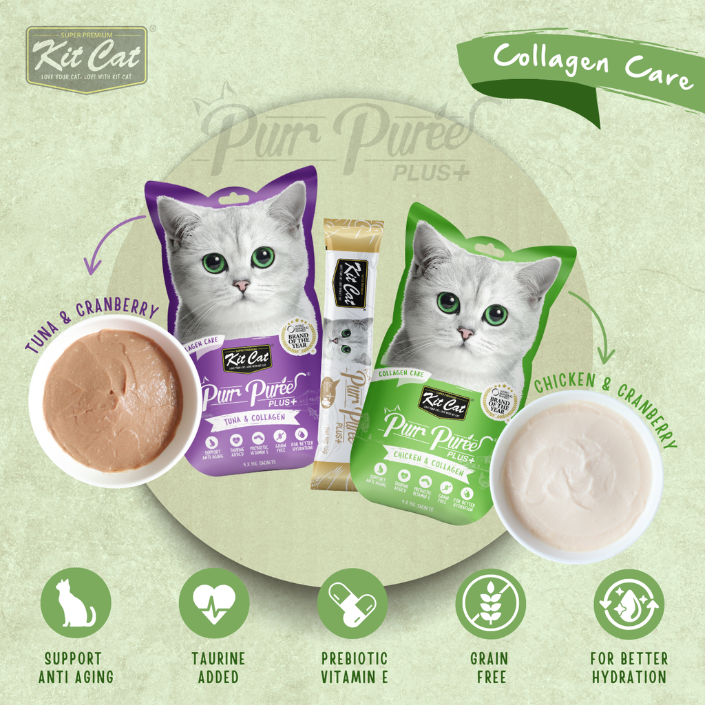 Kit Cat Purr Puree Plus+ (4 x 15g)