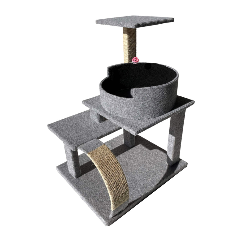 ScratzMe Feline Fortress Cat Tree - angle 1