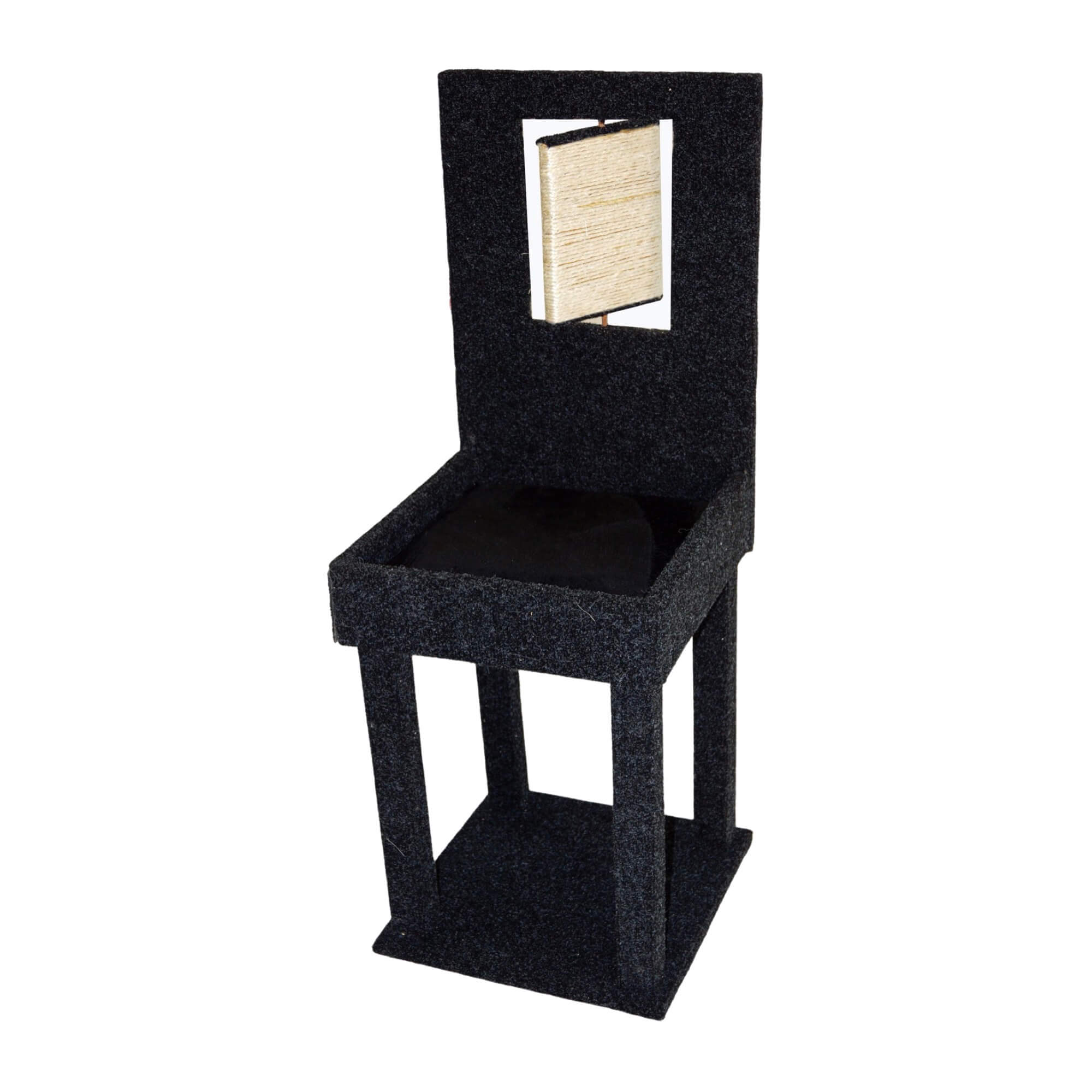 ScratzMe Furry Throne Cat Chair