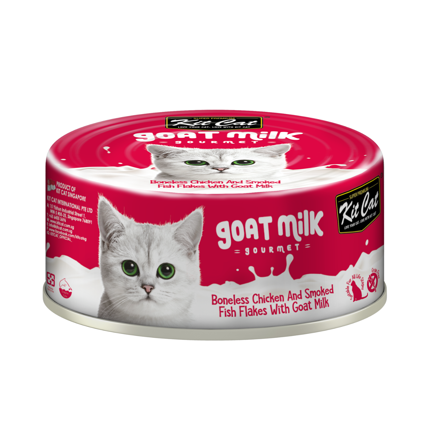 Kit Cat Boneless Chicken & Goat Milk Gourmet (70g)