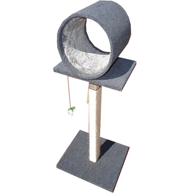 ScratzMe Hide Me High Cat Tree - angle